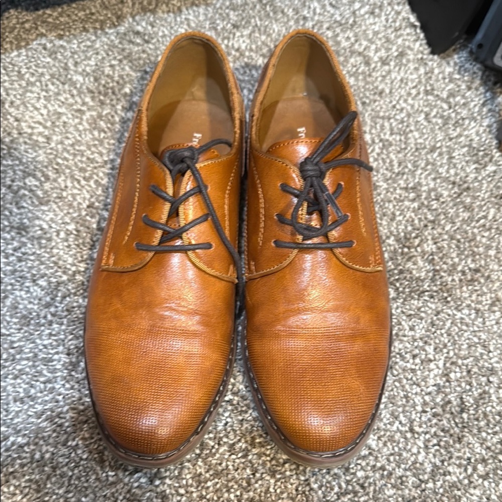 Boy’s Brown Leather Dress Shoes